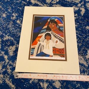 Taos artist “Gathering Flowers” by Jeralyn Lujan-Lucero